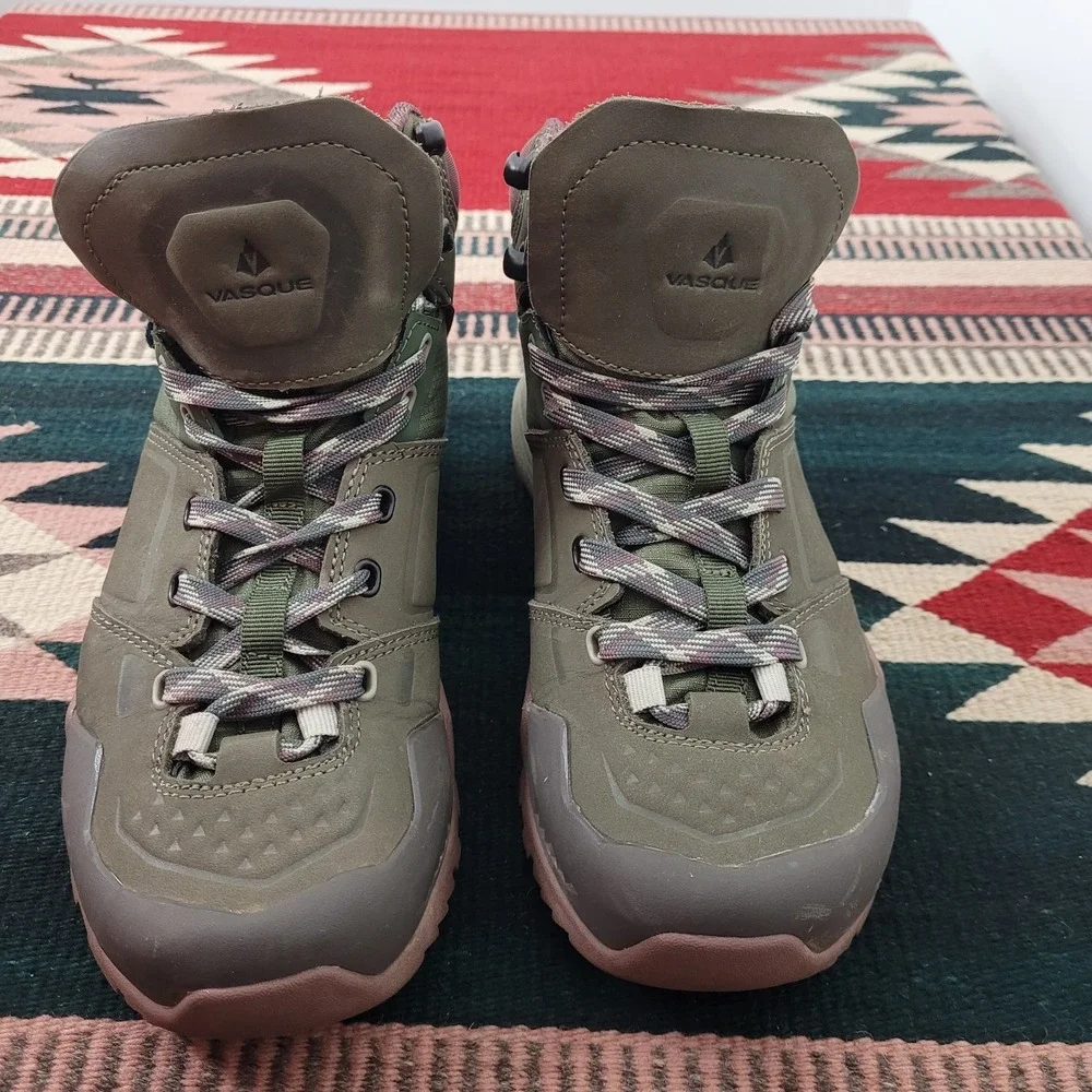 Vasque Alchemist UltraDry XT Hiking Boots‎ Sz 6.5 Green Waterproof Outdoors Gorp